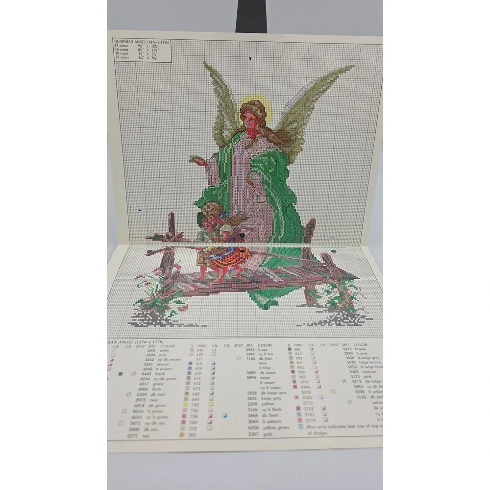 Guardian Angel Book 1, 1991, Leaflet 2091 Cross Stitch Pattern